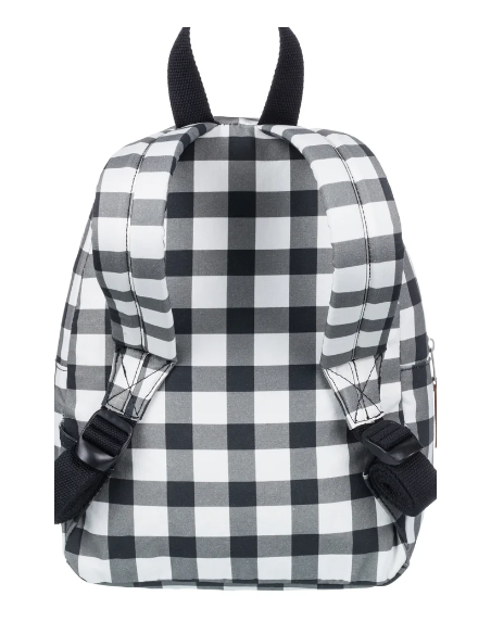 MOCHILA CUADRADOS ROXY COLOR NEGRO