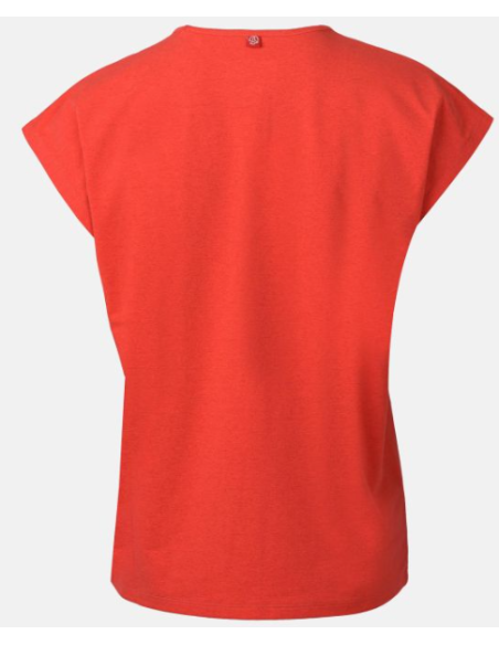 CAMISETA CORTA GLENWOOD COLOR ROJO