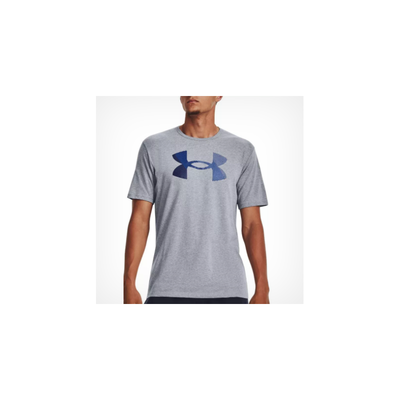 CAMISETA CORTA LOGO UNDER ARMOUR COLOR GRIS