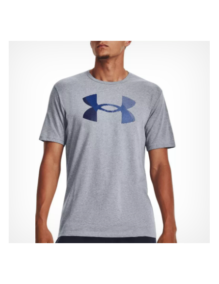CAMISETA CORTA LOGO UNDER ARMOUR COLOR GRIS
