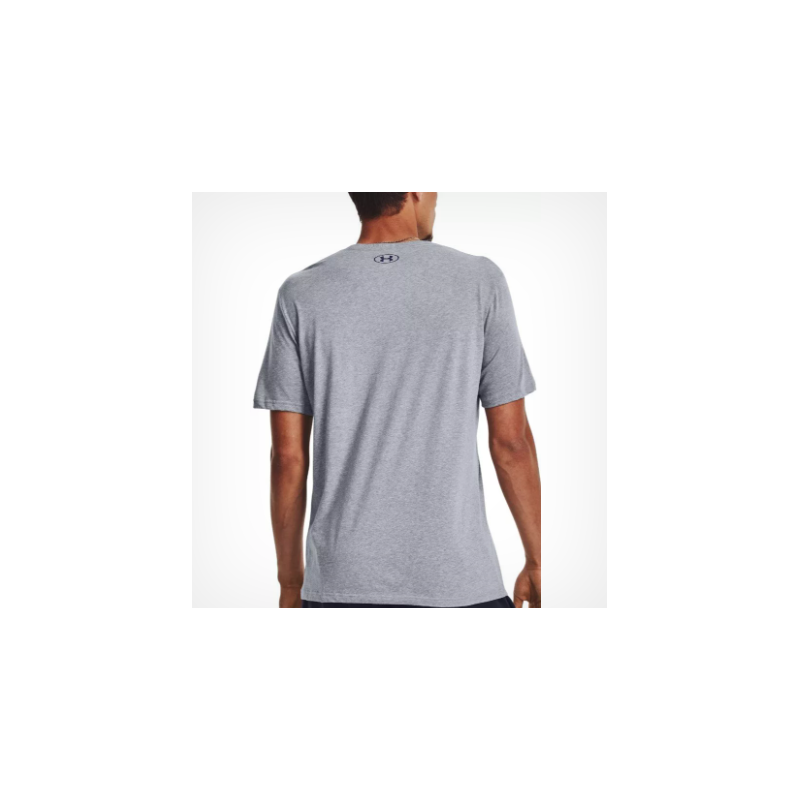 CAMISETA CORTA LOGO UNDER ARMOUR COLOR GRIS