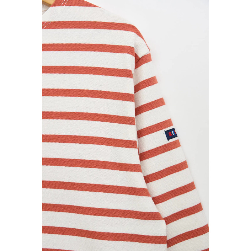 CAMISETA RAYAS BATELA COLOR CRUDO