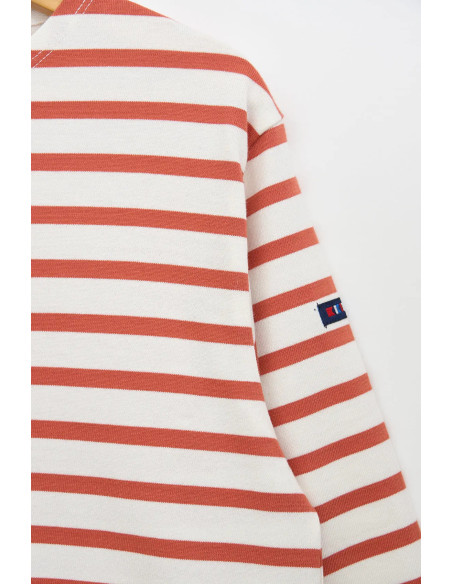 CAMISETA RAYAS BATELA COLOR CRUDO
