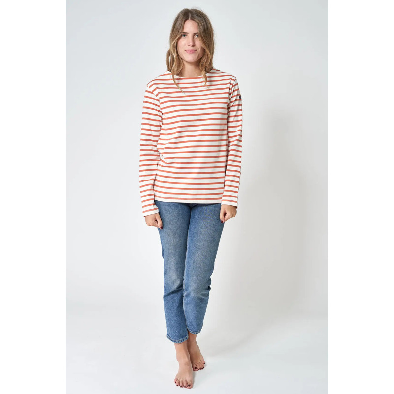 CAMISETA RAYAS BATELA COLOR CRUDO