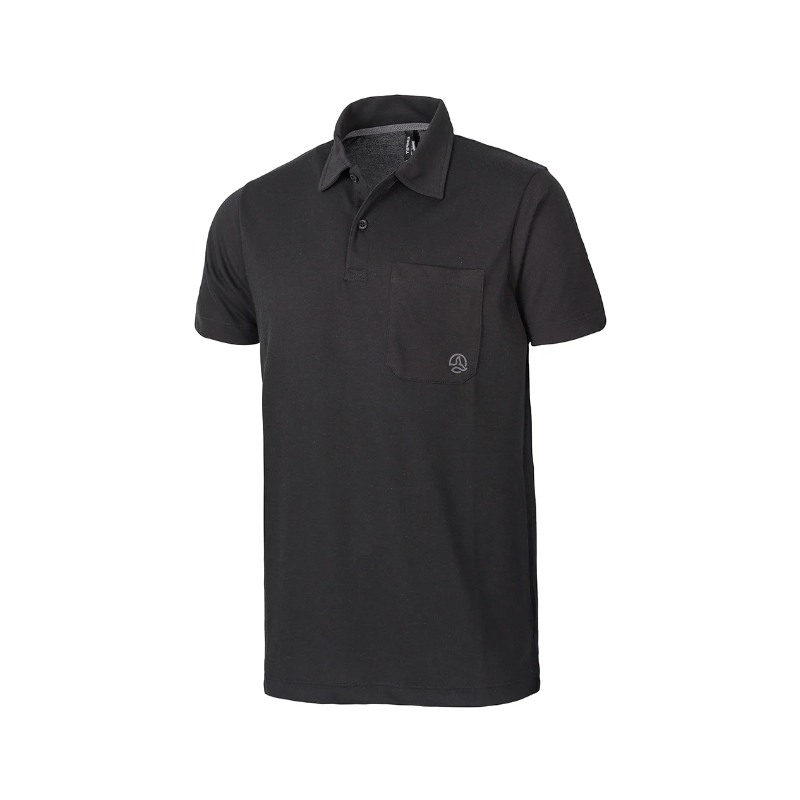 POLO CORTO NORMAN TERNUA COLOR NEGRO