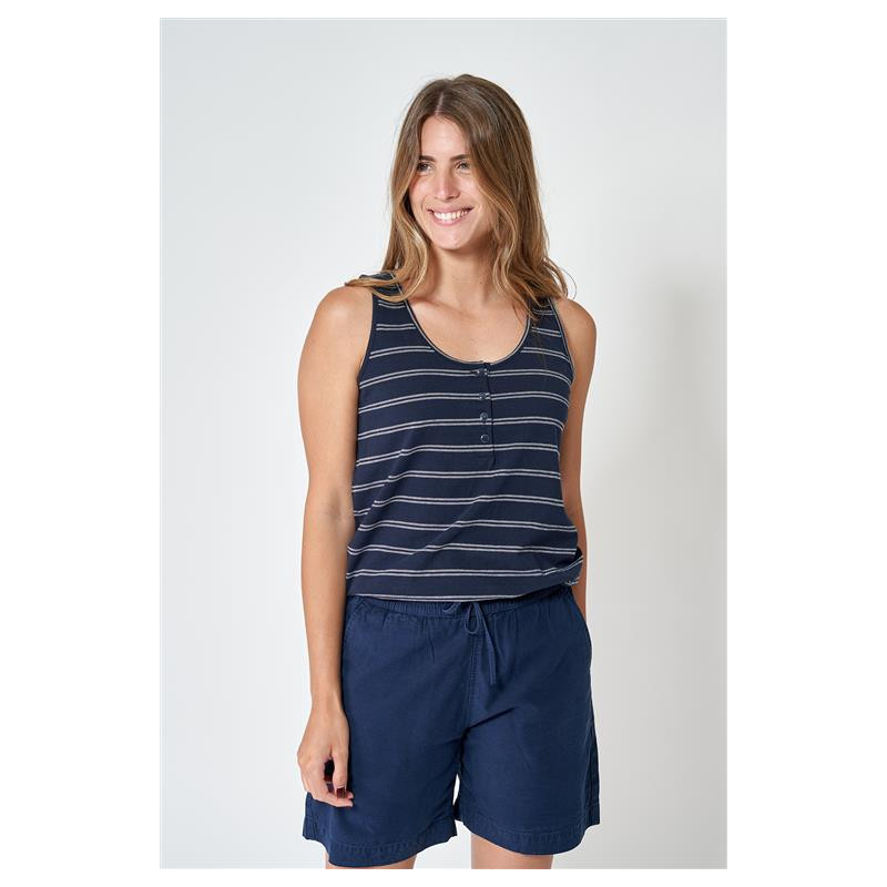 CAMISETA TIRANTE RALLAS BATELA COLOR MARINO
