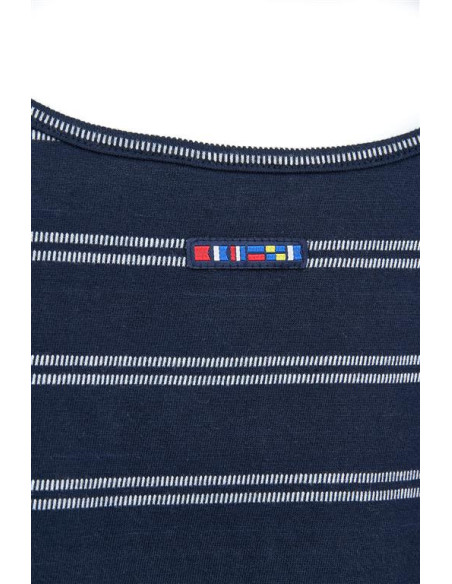CAMISETA TIRANTE RALLAS BATELA COLOR MARINO