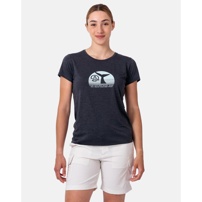 CAMISETA CORTA APSEY COLOR ANTRACITA