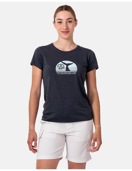 CAMISETA CORTA APSEY COLOR ANTRACITA