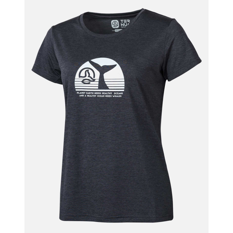 CAMISETA CORTA APSEY COLOR ANTRACITA
