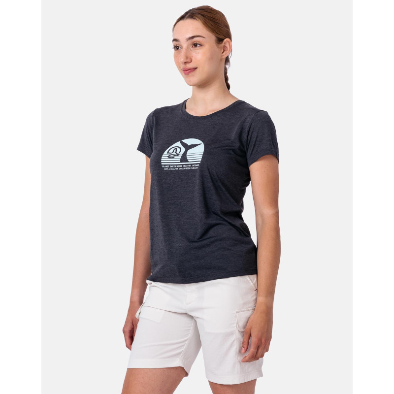 CAMISETA CORTA APSEY COLOR ANTRACITA