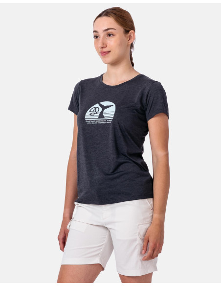 CAMISETA CORTA APSEY COLOR ANTRACITA