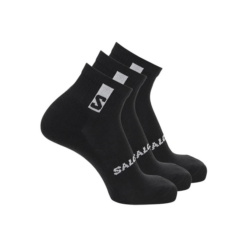 3 PACK DE CALCETINES SALOMON TOBILLEROS NEGROS