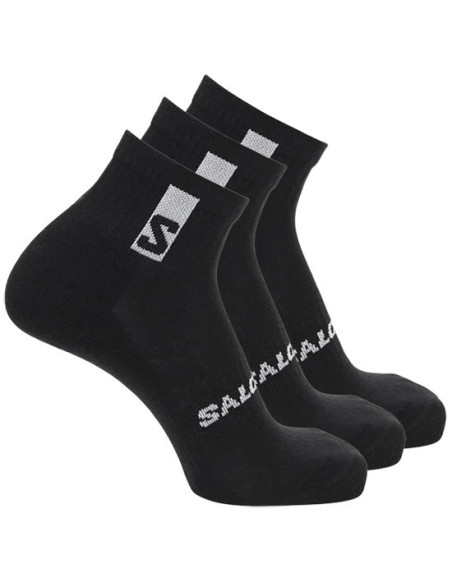 3 PACK DE CALCETINES SALOMON TOBILLEROS NEGROS