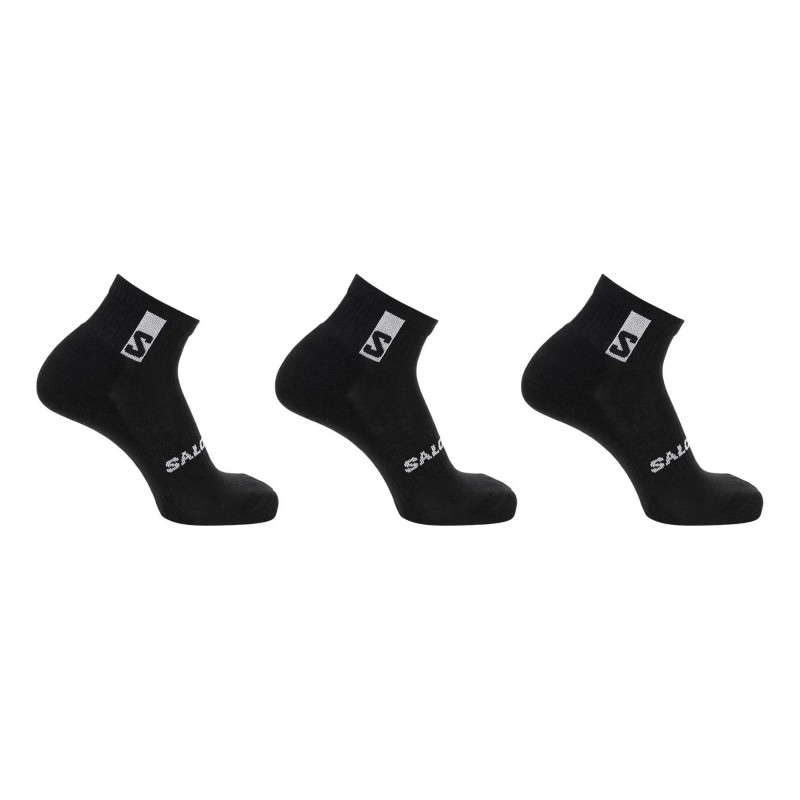 3 PACK DE CALCETINES SALOMON TOBILLEROS NEGROS