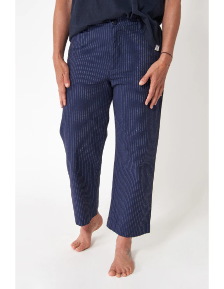 PANTALON RAYITA BATELA MARINO