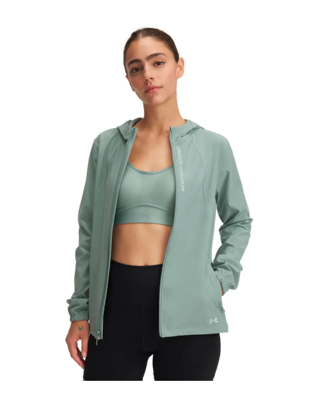CHAQUETA ELASTICA UNDER ARMOUR COLOR AGUA