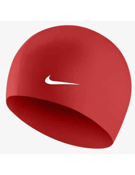 GORRO SILICONA NIKE COLOR ROJO