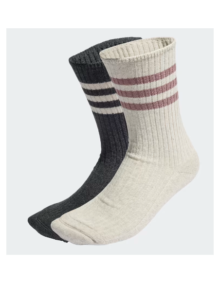 CALCETINES 2 PARES ADIDAS COLOR BEIGE
