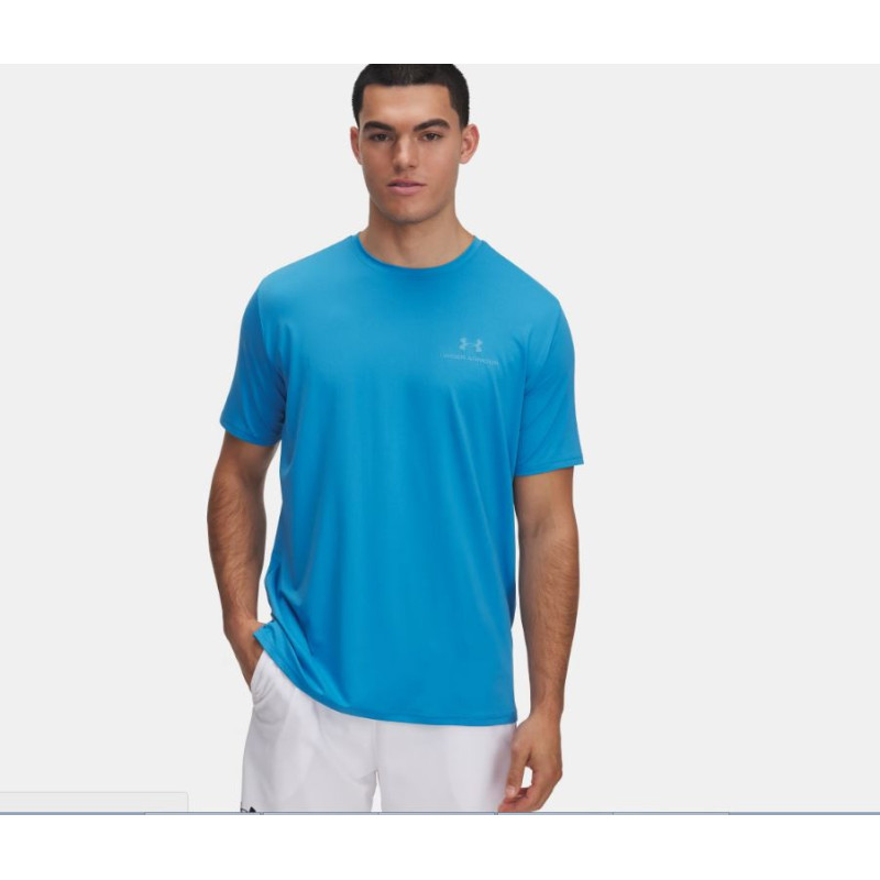 CAMISETA MANGA CORTA TRASPIRABLE TECH UNDER ARMOUR AZUL