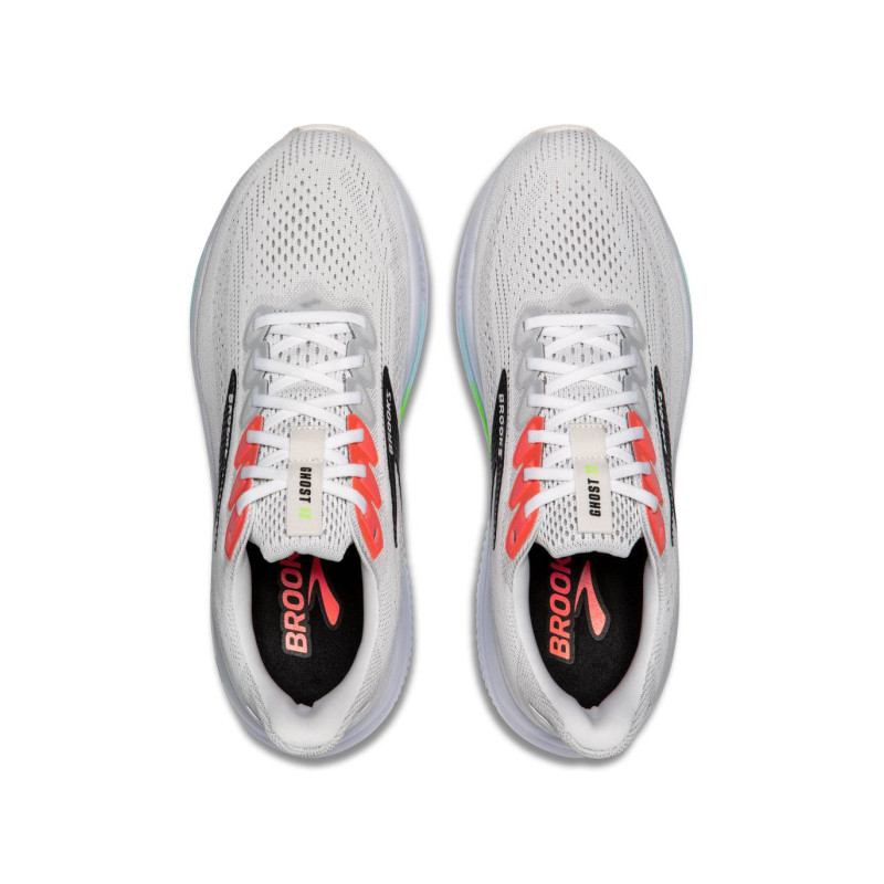 ZAPATILLA RUNNING BROOKS GHOST 17 GRIS