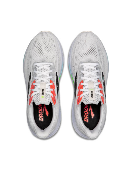 ZAPATILLA RUNNING BROOKS GHOST 17 GRIS