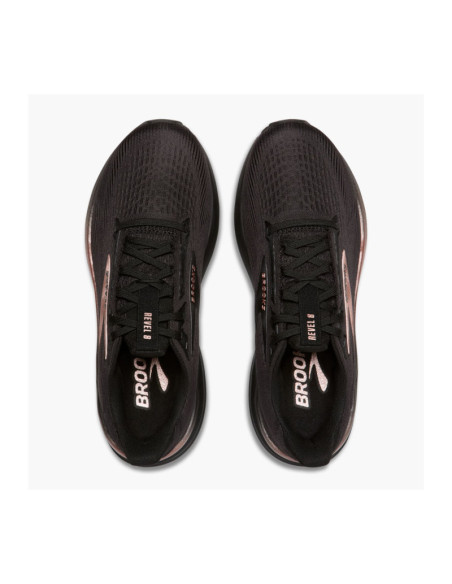 ZAPATILLA RUNNING BROOKS REVEL 8 NGR/ORO