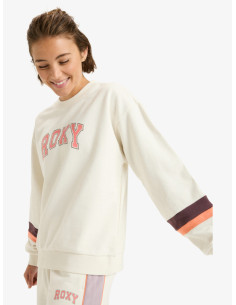 SUDADERA ROXY ESSENTIAL ENERGY BEIGE 2