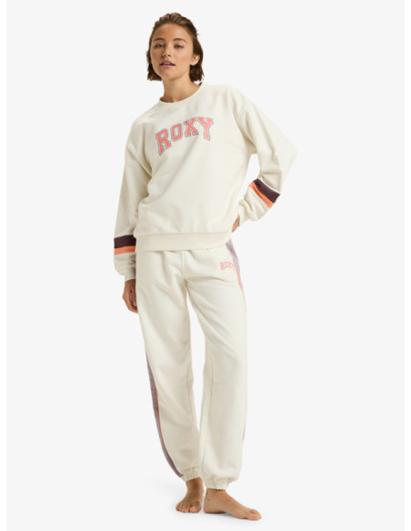 SUDADERA ROXY ESSENTIAL ENERGY BEIGE