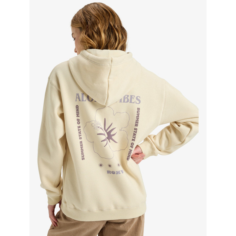 SUDADERA ROXY SURF STOKED BEIGE