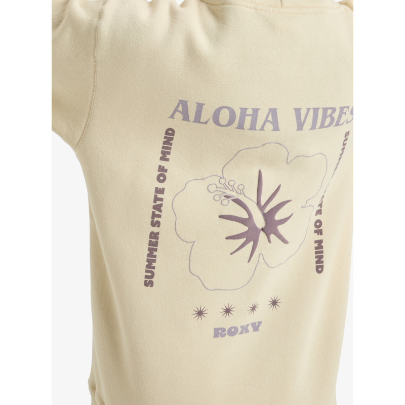 SUDADERA ROXY SURF STOKED BEIGE