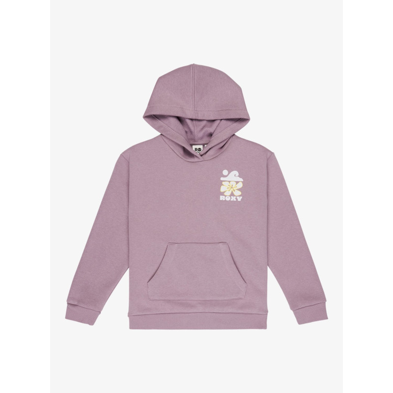 SUDADERA ROXY SURF FEELING BRUSHED LILA