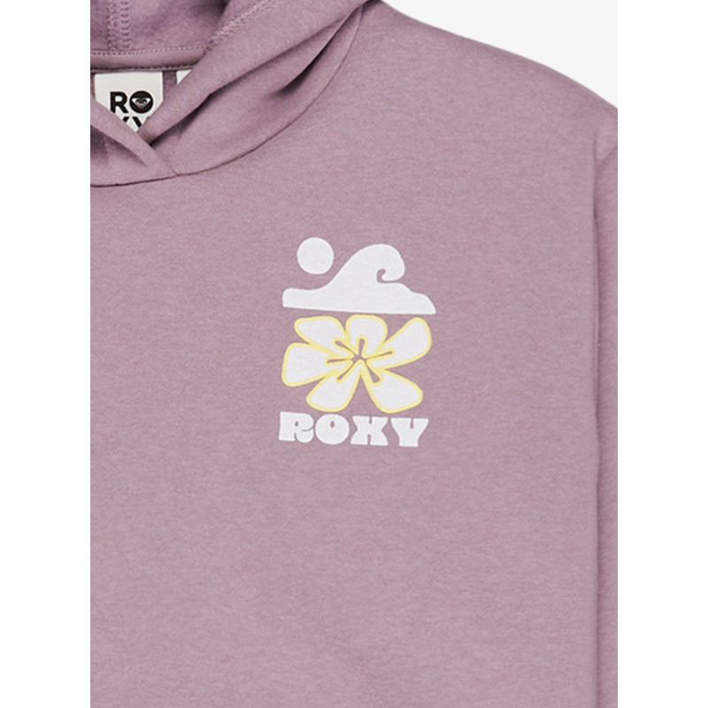 SUDADERA ROXY SURF FEELING BRUSHED LILA