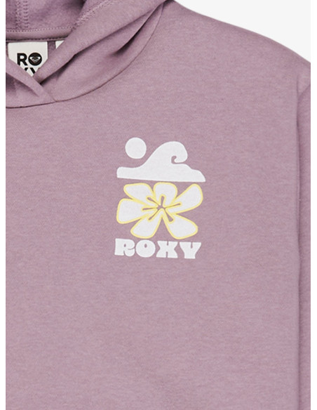 SUDADERA ROXY SURF FEELING BRUSHED LILA