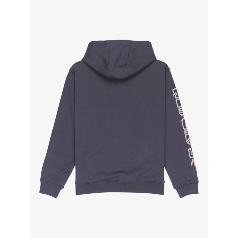 SUDADERA NIÑO QUIKSILVER CAPUCHA LOGO PECHO Y MANGA