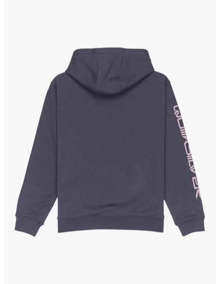 SUDADERA NIÑO QUIKSILVER CAPUCHA LOGO PECHO Y MANGA
