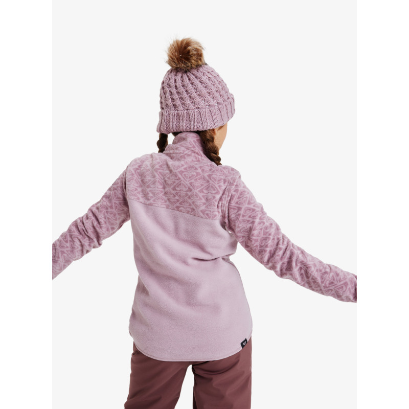 POLO POLAR 1/2CREMALLERA LILA