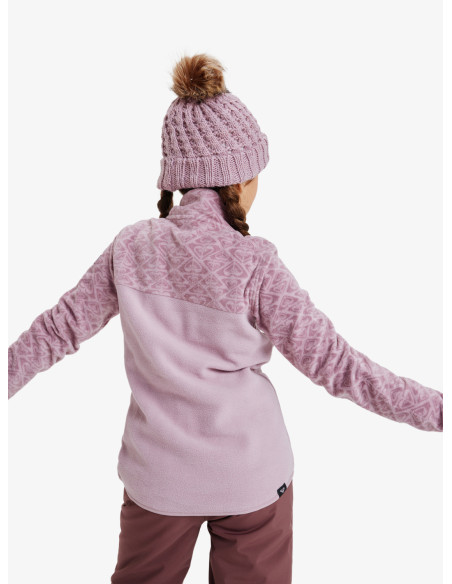 POLO POLAR 1/2CREMALLERA LILA