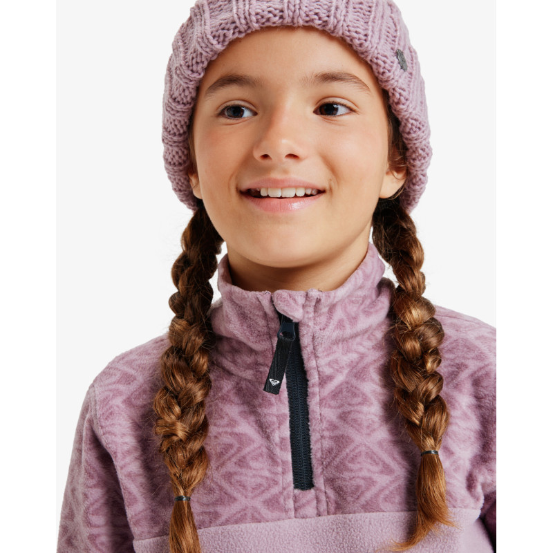 POLO POLAR 1/2CREMALLERA LILA