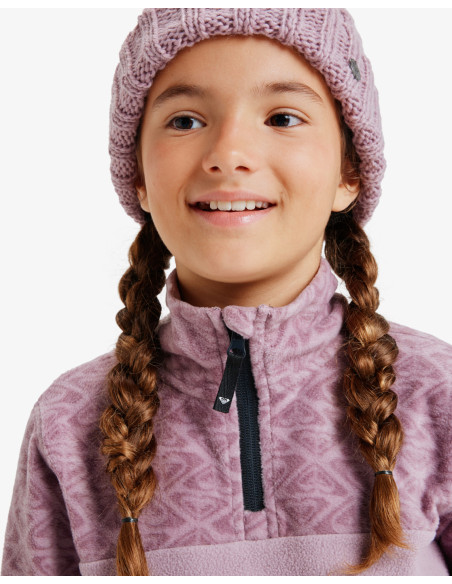 POLO POLAR 1/2CREMALLERA LILA