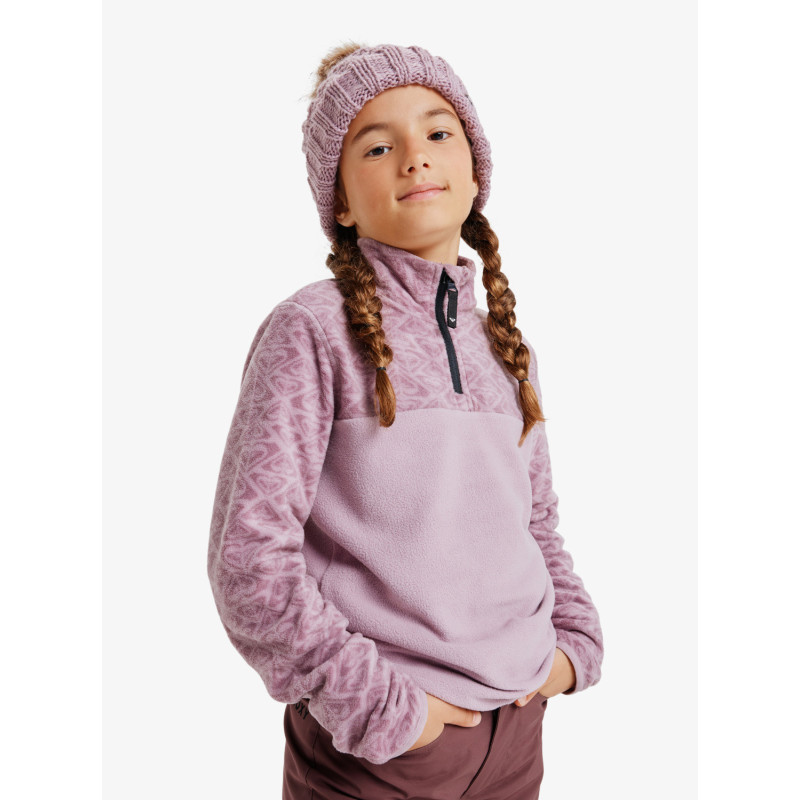 POLO POLAR 1/2CREMALLERA LILA