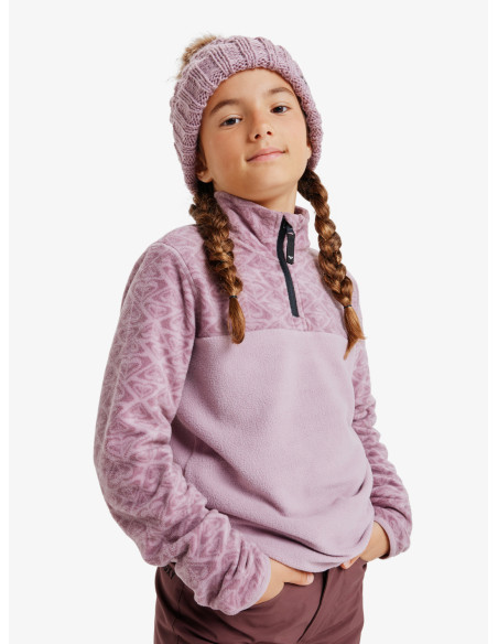POLO POLAR 1/2CREMALLERA LILA