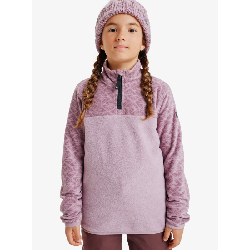 POLO POLAR 1/2CREMALLERA LILA