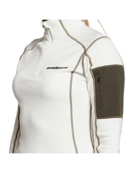 POLO TERMICO PARA MUJER COLOR CRUDO MARCA TRANGO