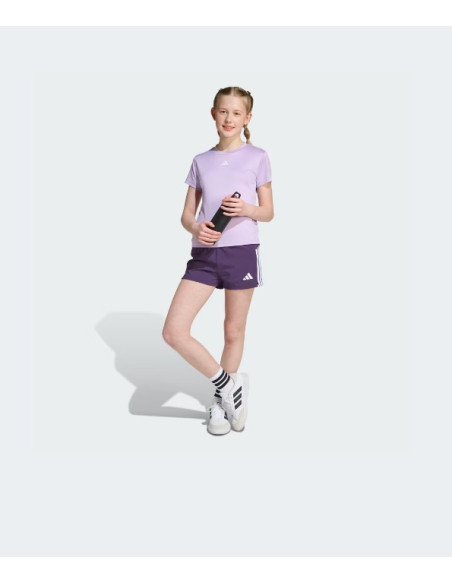 CAMISETA DEPORTIVA PARA NIÑA DE MARCA ADIDAS COLOR LILA MALVA