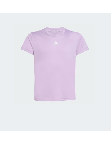 CAMISETA DEPORTIVA PARA NIÑA DE MARCA ADIDAS COLOR LILA MALVA