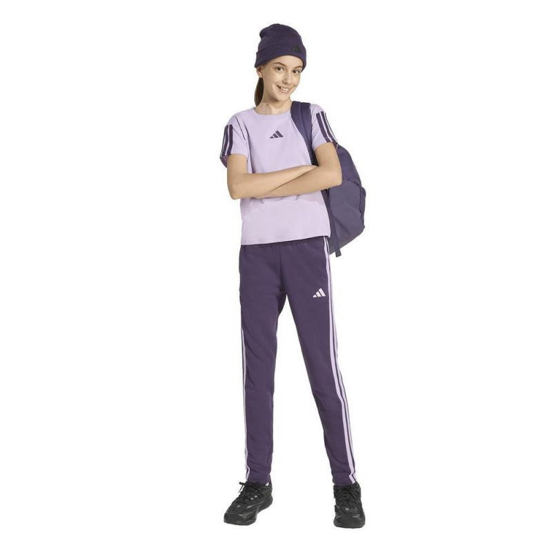 copia de CAMISETA 1/2 CREMALLERA DEPORTIVA PARA NIÑA DE MARCA ADIDAS COLOR LILA MALVA