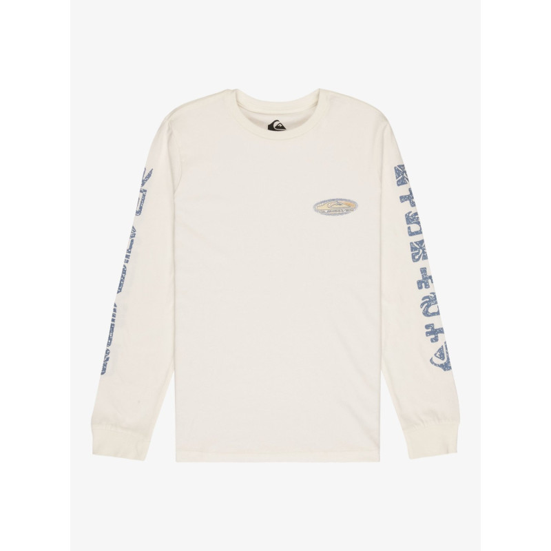 CAMISETA MANGA LARGA PARA NIÑO LETRAS MANGA MARCA QUIKSILVER