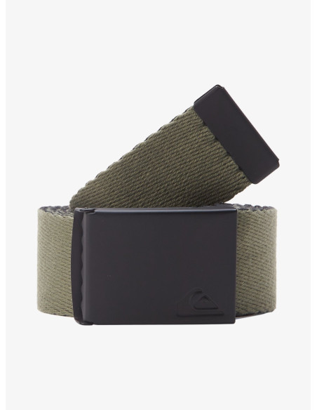 CINTURON REVERSIBLE DE QUIKSILVER NEGRO/KAKI