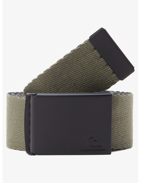 CINTURON REVERSIBLE DE QUIKSILVER NEGRO/KAKI
